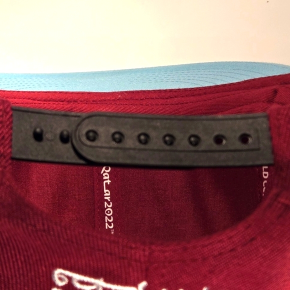 Fifa World Cup Qatar 2022 Snapback Cap Burgundy Turquoise Unisex Collectible Cap - Picture 13 of 16